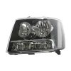 FOR 07-14 CHEVY TAHOE SUBURBAN BLACK HOUSING CLEAR CORNER HEADLIGHT HEAD LAMPS