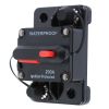 Circuit Breaker 12V-48V DC Waterproof with Manual Reset for Motor Auto Car Marine Boat Bike Stereo Audio (Surface Mount-200Amp)