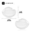 Pair Car Headlight Lens Cover For BMW Mini R56 Cooper hatchback 2009-2013