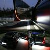 2pcs Car Door Opening Warning LED Strip Light Flashing Anti-collision Universal
