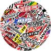 100Pcs Mixed Stickers Motocross Motorcycle Car ATV Racing Bike Helmet Decals Lot
