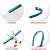 10×blue Car Interior Air Conditioner Outlet Decoration Stripes Cover Accessories