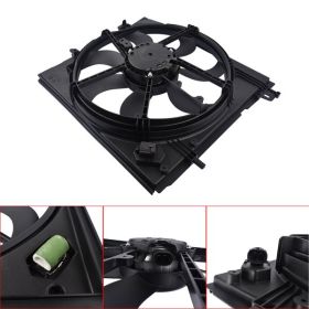 Radiator Cooling Fan Assembly For Nissan Rogue Sport 2.0L 2017-2019 21481-6MA0A 214816MA0A