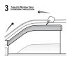 4pcs Shade Deflector Window Visors For 14-20 Jeep Cherokee