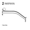4pcs Shade Deflector Window Visors For 14-20 Jeep Cherokee