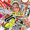 100Pcs Mixed Stickers Motocross Motorcycle Car ATV Racing Bike Helmet Decals Lot