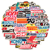 100Pcs Mixed Stickers Motocross Motorcycle Car ATV Racing Bike Helmet Decals Lot