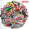 100Pcs Mixed Stickers Motocross Motorcycle Car ATV Racing Bike Helmet Decals Lot
