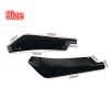 Pair Car Universal Black Rear Bumper Lip Diffuser Splitter Canard Protector US