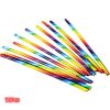 New 10×Car Interior Air Conditioner Vent Outlet Decoration Stripes Cover Rainbow