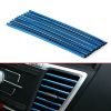 10×blue Car Interior Air Conditioner Outlet Decoration Stripes Cover Accessories
