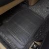 4Pcs Automotive Floor Mats Front and Rear PVC Rubber Floor Mats Heavy Duty Drive Vehicle Car Mats with Trimmable Design Fit Most Cars SUVs Trucks
