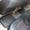 4Pcs Automotive Floor Mats Front and Rear PVC Rubber Floor Mats Heavy Duty Drive Vehicle Car Mats with Trimmable Design Fit Most Cars SUVs Trucks