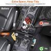 Gear Tray Replacement Gear Shift Console Side Tray Storage Box Fit for 2018-2021 Jeep Wrangler JL/JLU/JT
