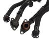 4pcs Breather Hoses Crankcase Vent Pipe Set for BMW F01 F02 F04 F07 F10 F12 F13