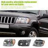 Car Headlight for 1999-2004 Jeep Grand Cherokee