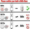 16PCS LED Light Bulb 6000K T10 31 mm 42 mm Ba9s Festoon Bulbs LED Interior Bulbs