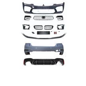 Automobile G30 G38 528 530 Refitted M5 Big Surrounding Front Bar Middle Net Rear Lip (Option: 10style)