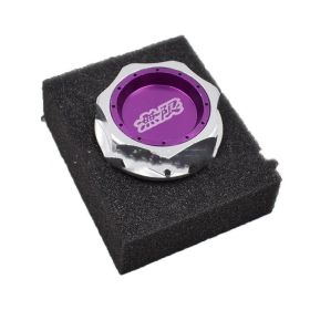 Aluminum Alloy Anti-leakage Oil Filter Cap (Color: Purple)