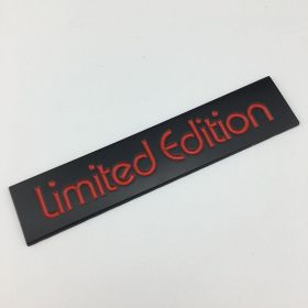 Limited Edition Car Logo Wordmark Limited Edition (Option: Black red)