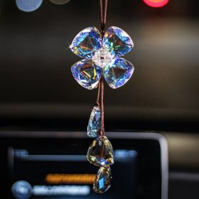 Crystal Four Leaf Grass Interior Pendant (Option: Extremely brilliant)