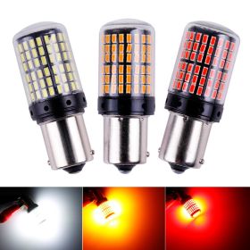 Foreign Trade Canbus Car Led Brake Light 1156 3014 144Smd Bulb 12-28V Super Bright Turn Signal (Option: White-D)