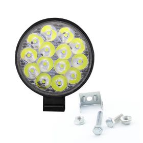 Car LED42W Mini Round Work Lights (Option: White Light-1pc)