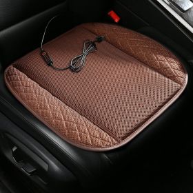 Ventilated Seat Cushion USB Car (Option: Ice Silk coffee-8Fans-USB)