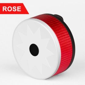 Rechargeable Colorful Aluminum Alloy Bicycle Warning Light (Option: Red-USB)