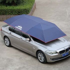 Auto Supplies Fully Automatic Mobile Insulated Carport Tarpaulin (Option: Blue-4500x2300)