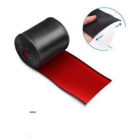General Rubber Strip For Car Modification Side Skirts To Prevent Scratches (Option: Planeblack-9CM wide and 1meter long)