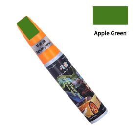 Scratch Repair Paint Diamond Silver Glitter Silver Champagne Silver To Scratch Car (Option: Apple green)
