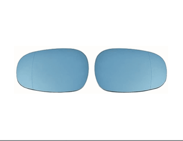Rearview Mirror Lens With Heated Blue (Option: Blue-Pair)