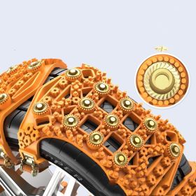 Car Universal Wide Piece Anti-slip Chain (Option: Yellow 1pieces)