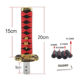 General JDM Samurai Sword Knob 200mm260mm Samurai (Option: 20cm Red)