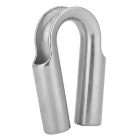 304, 316 Stainless Steel Tubular Chicken Heart Ring Round Sleeve Ring (Option: M10-1pc)