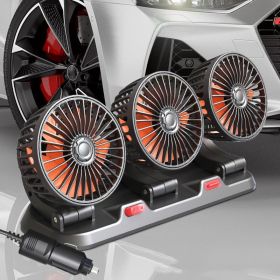 Automotive Electric Fan Cooling Power (Option: 9556C-Cigarette lighter)