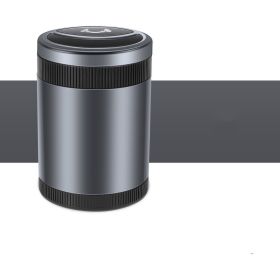 Vehicle Mounted Automatic Sensing Multi-function Ashtray (Option: Grey-USB)