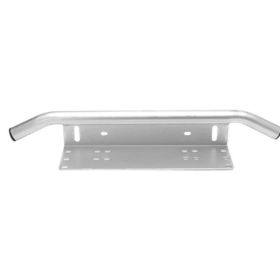 Car License Plate Bracket Off-road Vehicle With Spotlights (Color: Silver)