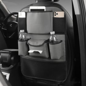 Car Seat Back Storage Bag (Color: Grey)