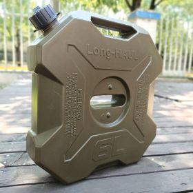 Plastic Portable Thickened Explosion-proof Gasoline Drum (Option: 3L dark green)