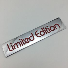 Limited Edition Car Logo Wordmark Limited Edition (Option: Silver red)