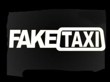 Fake Taxi Drifting Sign Funny Car Sticker (Option: White carving)