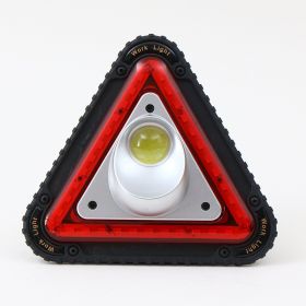Triangular red warning light (Option: 1style)