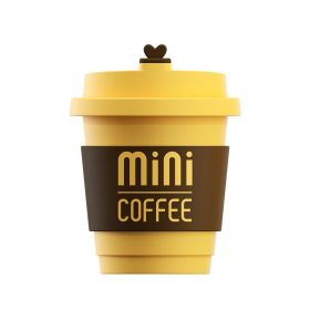 Coffee Capsule Car Air Vent Fragrance Car Aromatherapy (Color: Yellow)