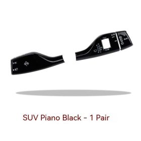 Steering Lamp Switch Rod Decoration (Option: Piano Black SUV)