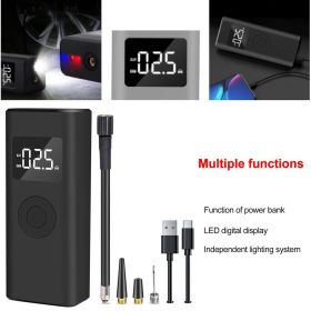 2500mAh Wireless Electric AirPump Portable (Option: Black-1PC)