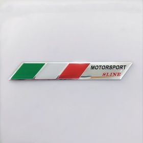 Modified Car Signs, Nameplates, Car Labels, Car Stickers, Body Stickers (Option: Italy-D)