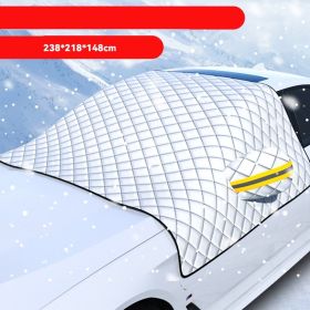 Thickened Winter Car Snow Shield Front Windshield Cover (Color: Silver)