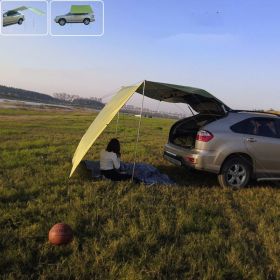 Outdoor Camper Tail Tent Side Tent Canopy (Option: Army Green-300x150cm)